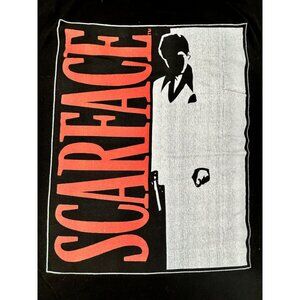 Scarface Split Movie T-Shirt XL Black Mafia Promo Gangster
